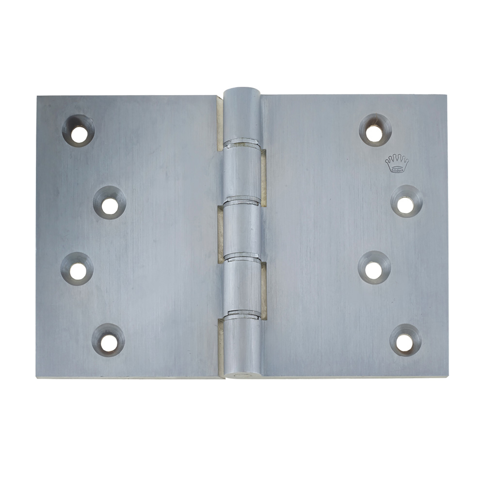 4 Inch (102 x 127mm) Laquered Projection Hinge - Satin Chrome (Sold in Pairs)